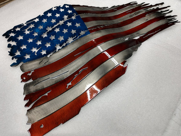 Battleworn American Flag FastLane MetalWorx