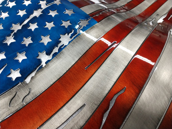 Battleworn American Flag FastLane MetalWorx